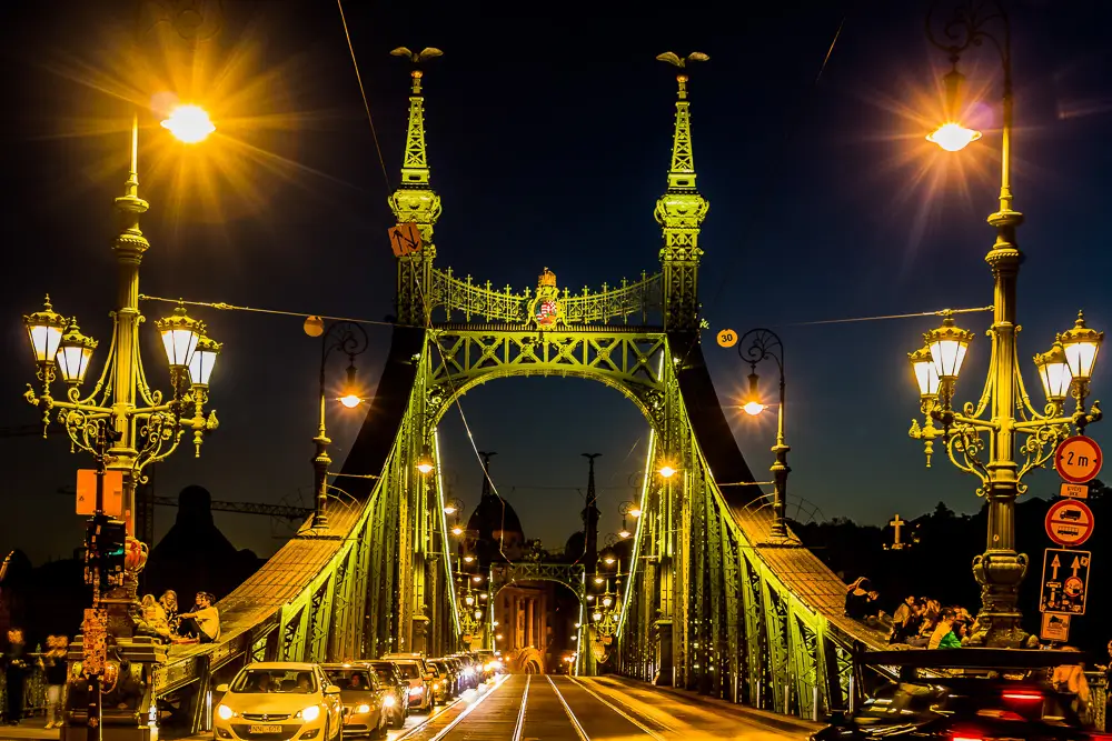 Die Freiheitsbrücke in Budapest