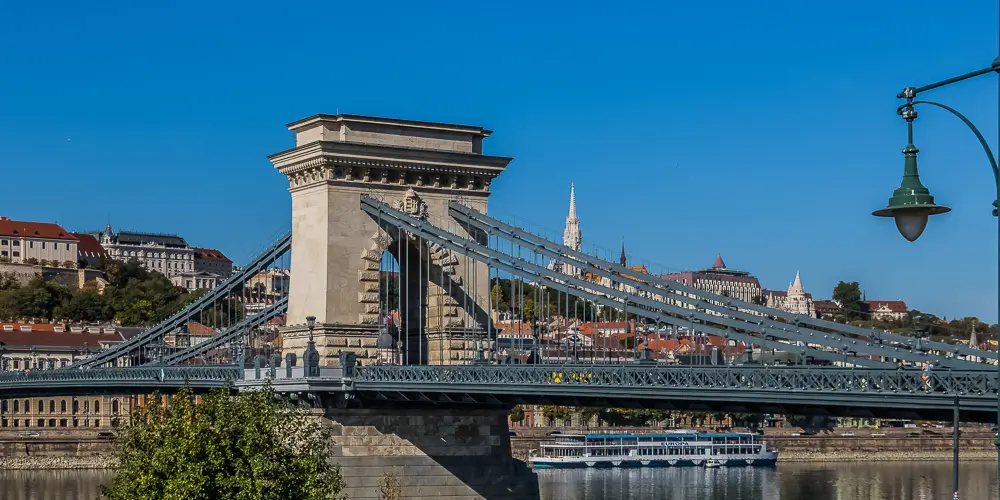 Die Kettenbrücke in Budapest