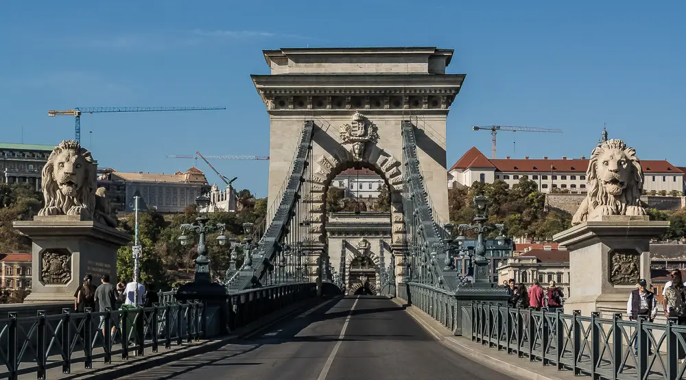Die Kettenbrücke in Budapest